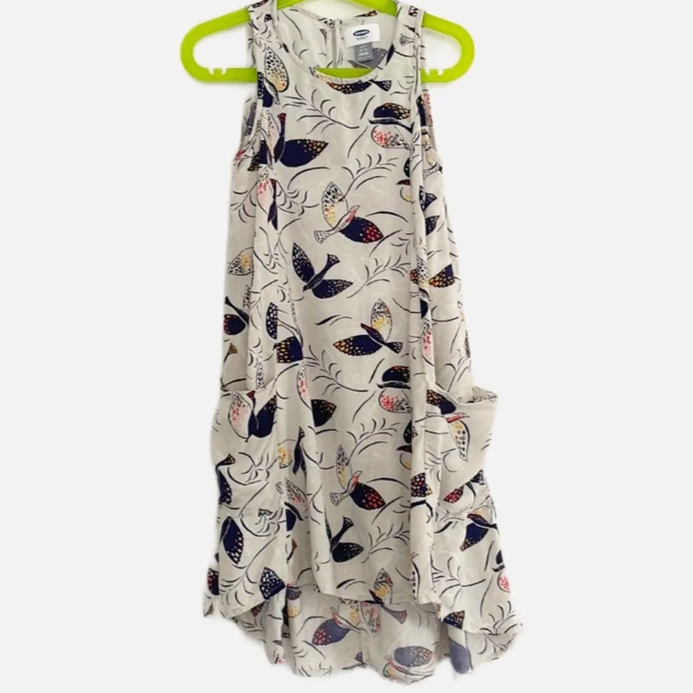 Old Navy sleeveless bird dress small